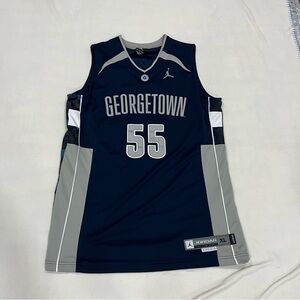 Georgetown Hoyas Jordan #55 Size XL Length +2 Basketball Jersey